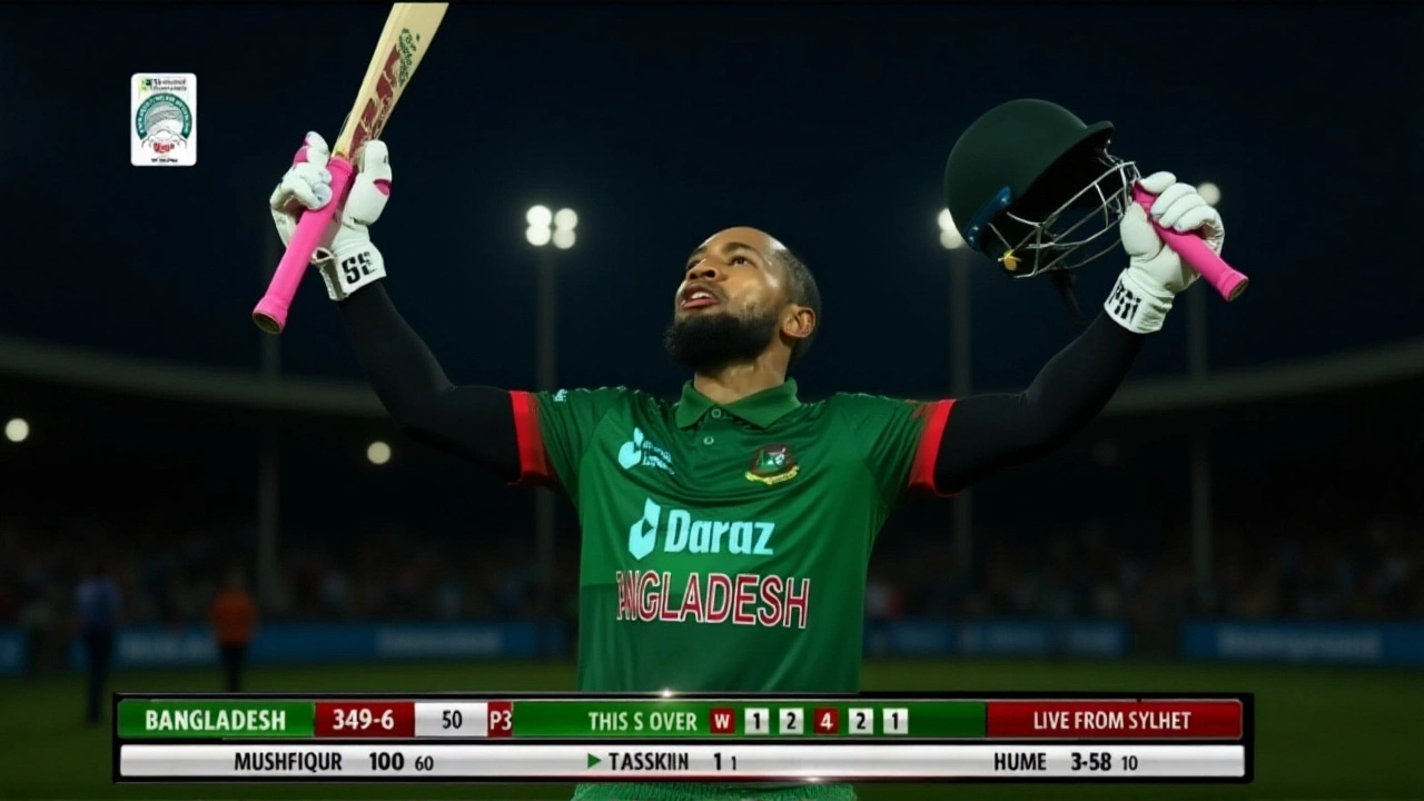 Mushfiqur Rahim smashes fastest ODI century by a Bangladeshi off 60 balls