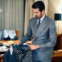 “Famous Italian fashion designer Leonida Ferrarese in Turkey”